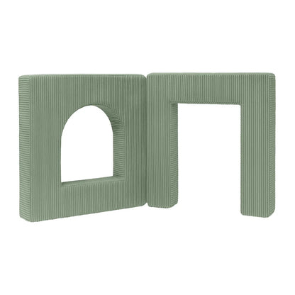 Aesthetic Soft Play Set for Toddlers | Archway 160cm | 4 Elements Olive-Green