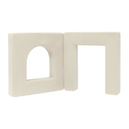 Aesthetic Soft Play Set for Toddlers | Archway 160cm | 4 Elements Vanilla