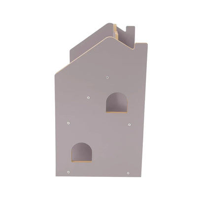 Montessori Bookcase– MDF House Bookshelf Color Gray