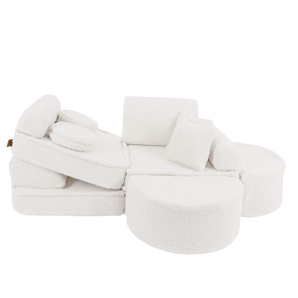Bearly Pocket Max Kids Sofa, Off White