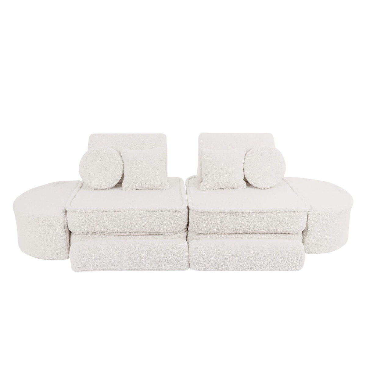 Bearly Pocket Max Kids Sofa, Off White