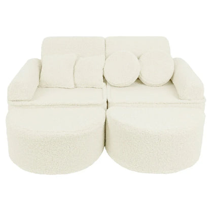 Bearly Pocket Max Kids Sofa, Taupe