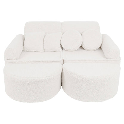 Bearly Pocket Max Kids Sofa, Taupe