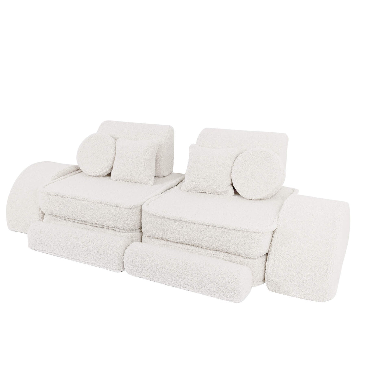 Bearly Pocket Max Kids Sofa, Taupe