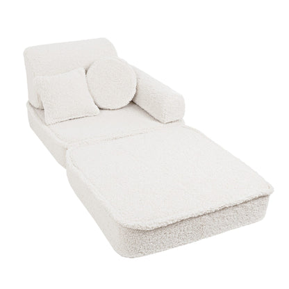 Bearly Pocket Plus Kids Sofa, Off White