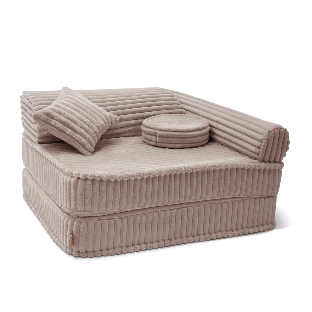 Churros Kids Play Armchair, 80cm, Pebble Beige