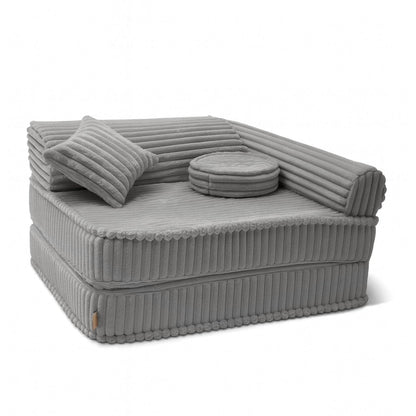 Churros Kids Play Armchair, 80cm, Moon Dust Grey