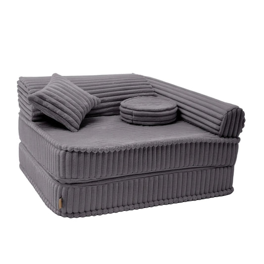 Churros Kids Play Armchair, 80cm, Jurassic Grey