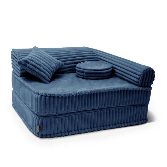 Churros Kids Play Armchair, 80cm, Midnight Blue