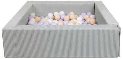 Velinda Corduroy Ball Pit with 200 Balls