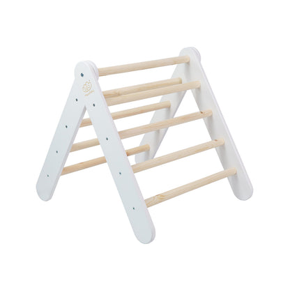 Wooden Pikler For Children Climbing Triangle For Kids, White