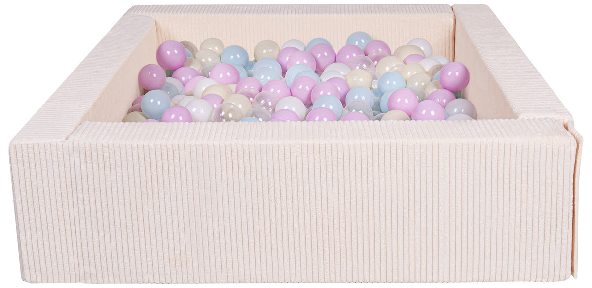 Velinda Corduroy Ball Pit with 300 Balls
