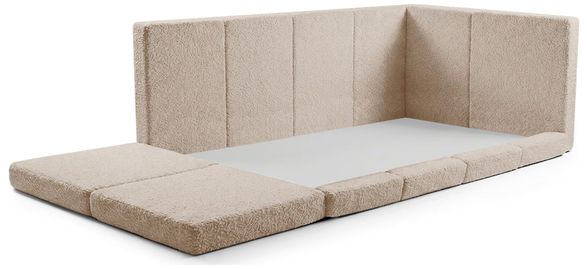 Modular Montessori Floor Bed with Mattress - Soft Foam