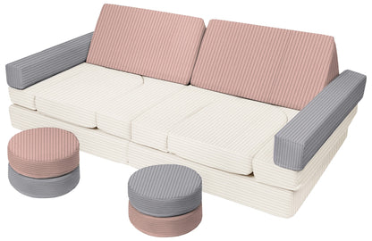 Modular Kids Sofa, Foam Blocks with Steering Wheel