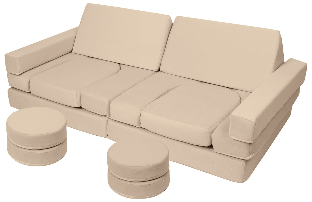 Modular Kids Sofa, Foam Blocks with Steering Wheel