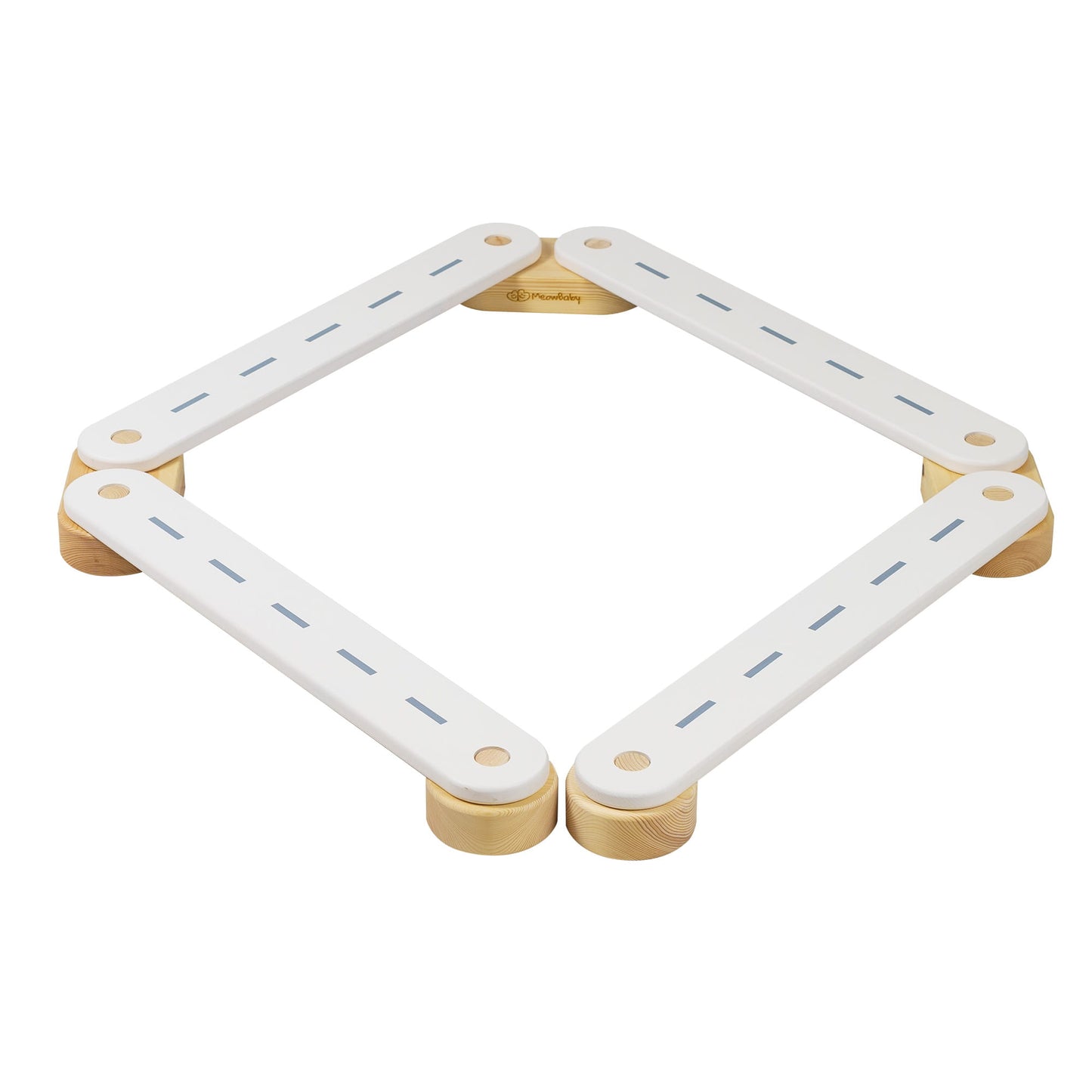 Wooden Sensory Path 4 Pieces, White