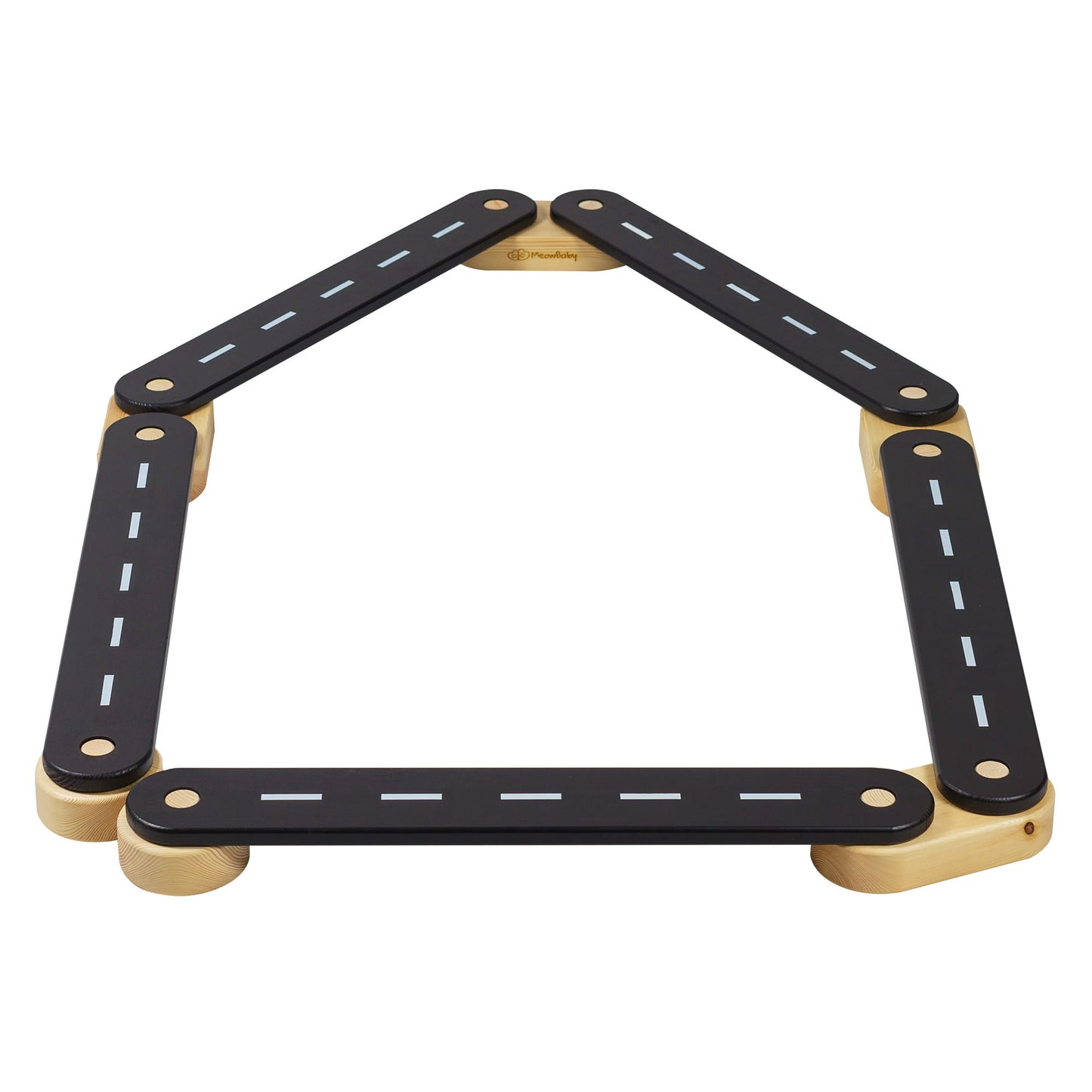 Wooden Sensory Path 5 Pieces, Black