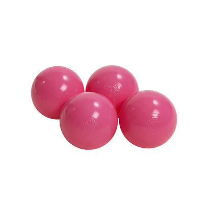 Meow Baby® Soft Plastic Balls 7cm For The Ball Pit Certified 25 Pcs, Light Pink