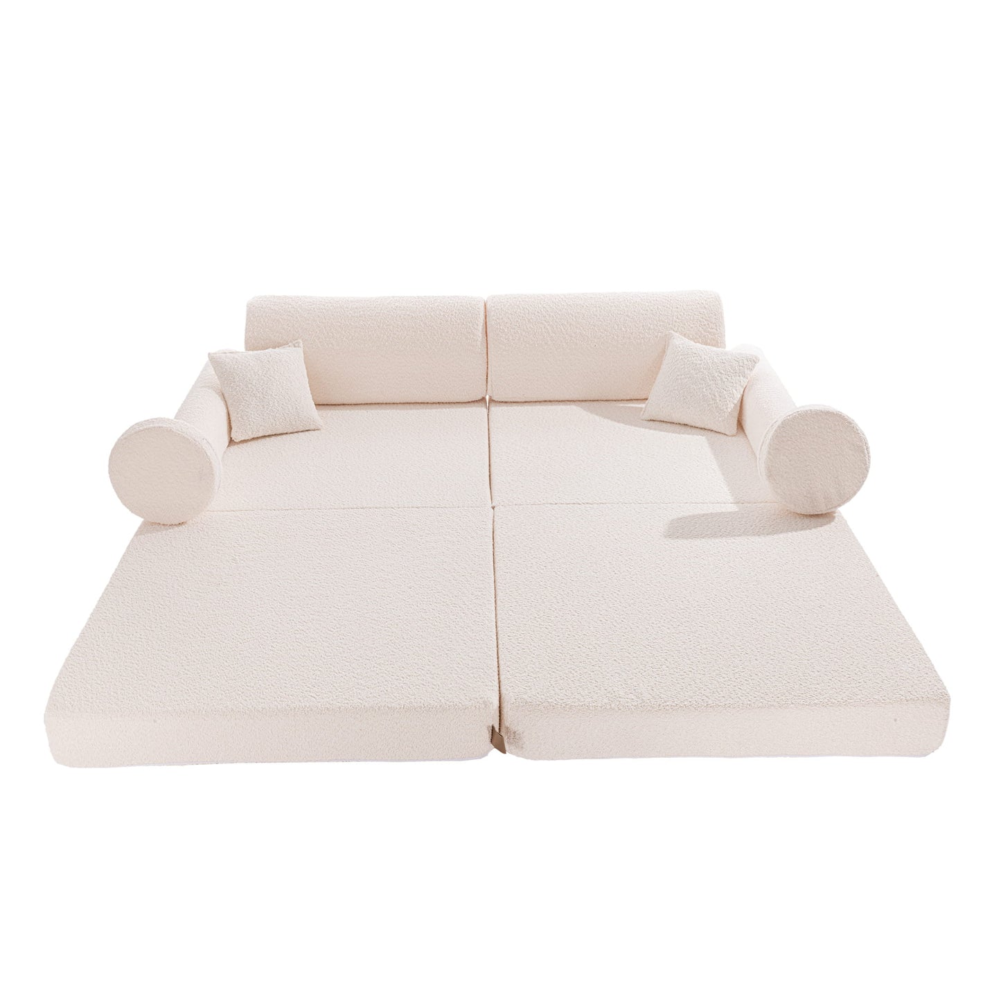 Boucle, Premium Play Sofa, White