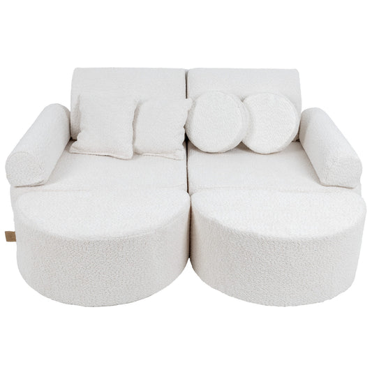 Pocket Sofa Max Boucle White