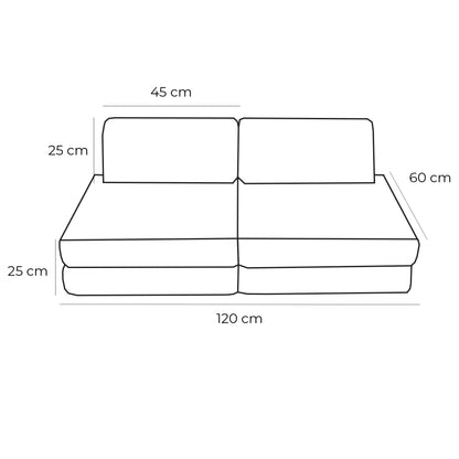 Pocket Sofa Basic Aesthetic Ecru