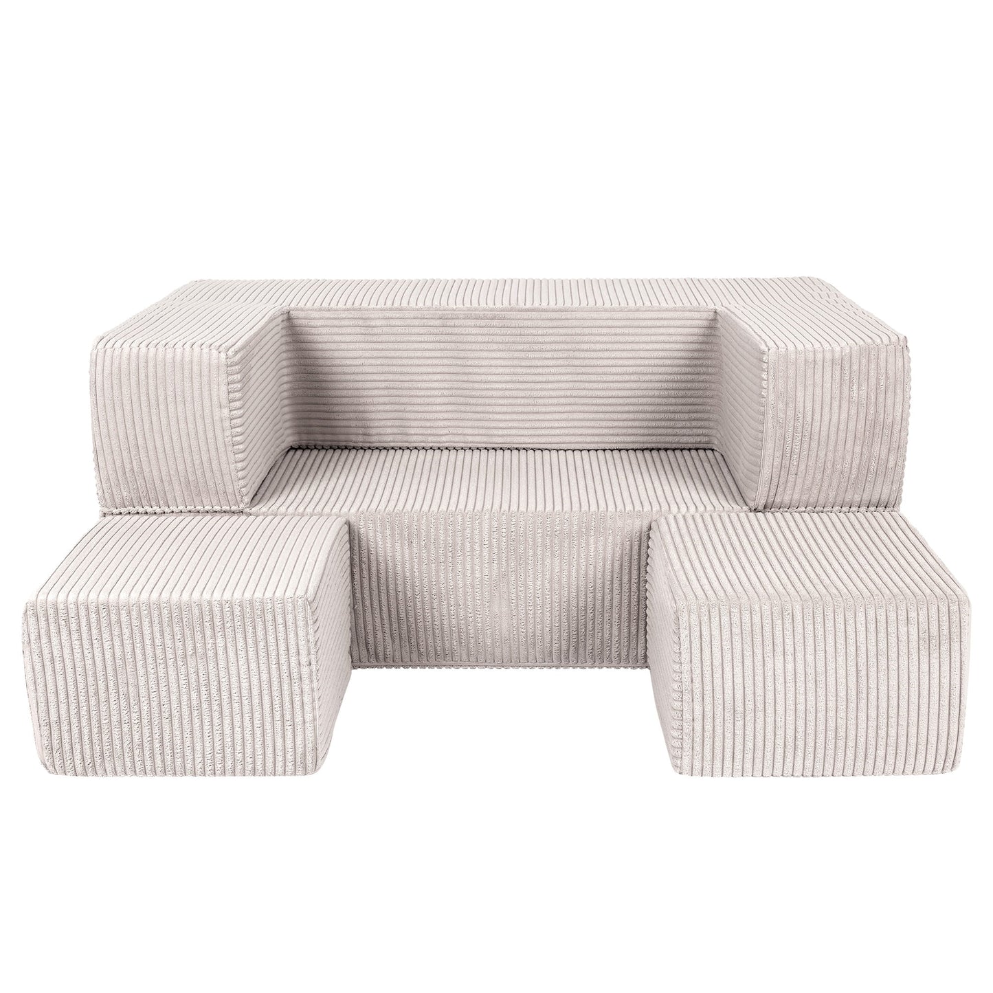 Aesthetic Cube Sofa Ecru