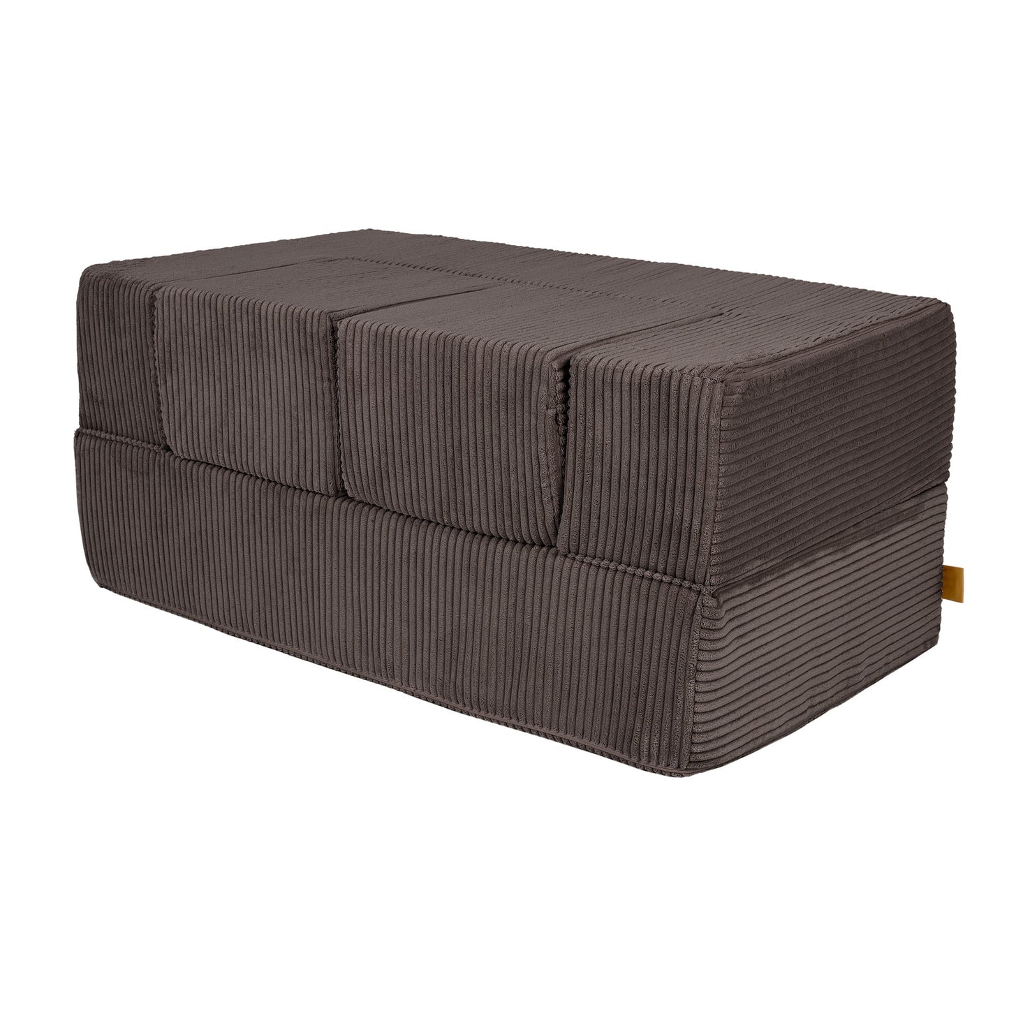 Aesthetic Cube Sofa Brown