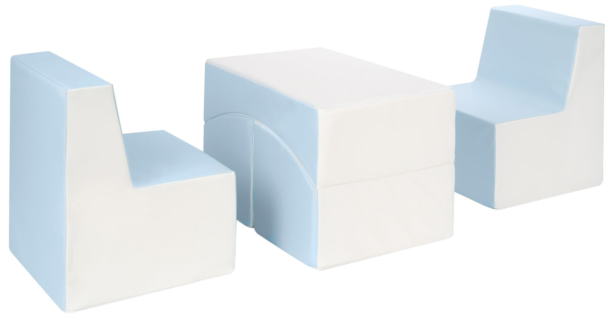 Kids Furniture Set: 2xarmchair + Lounger, Eco Leather