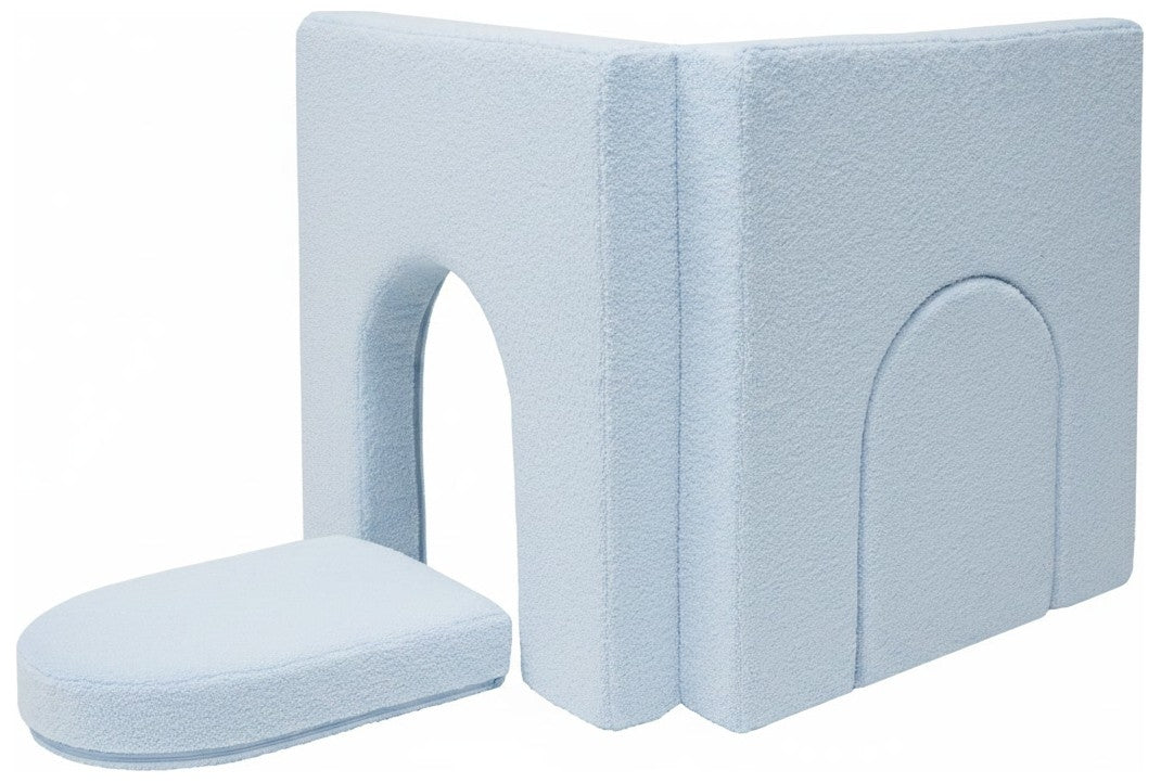 Bouclé Addition To a Modular Foam Sofa