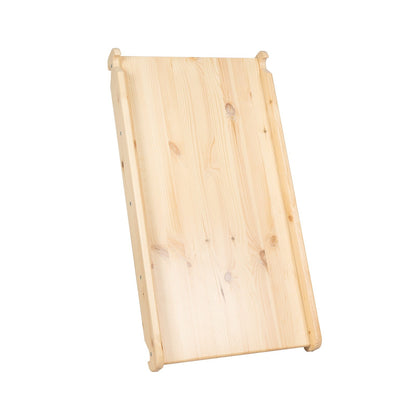 Slide-Climbing Wall 2in1, Wooden, Natural