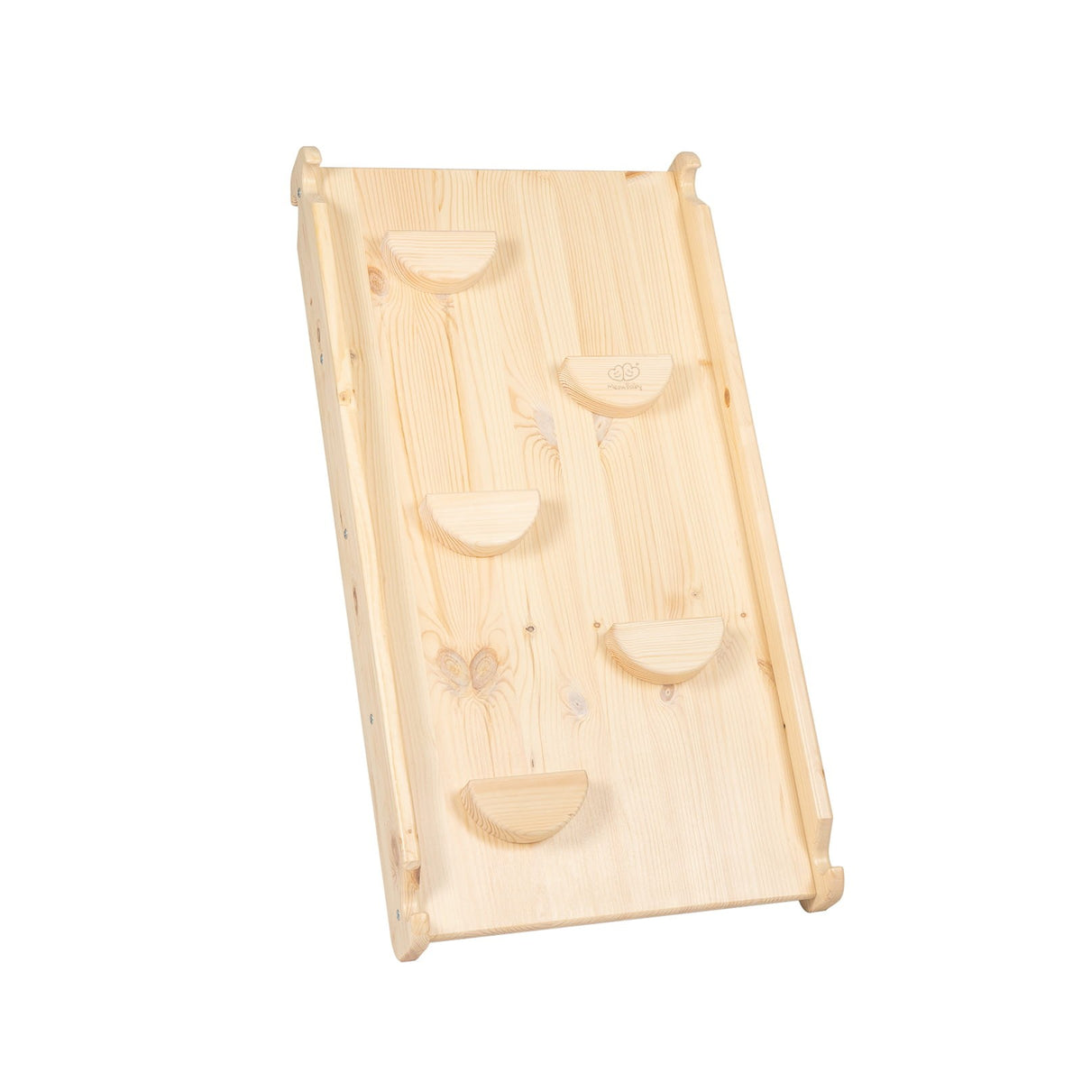 Slide-Climbing Wall 2in1, Wooden, Natural
