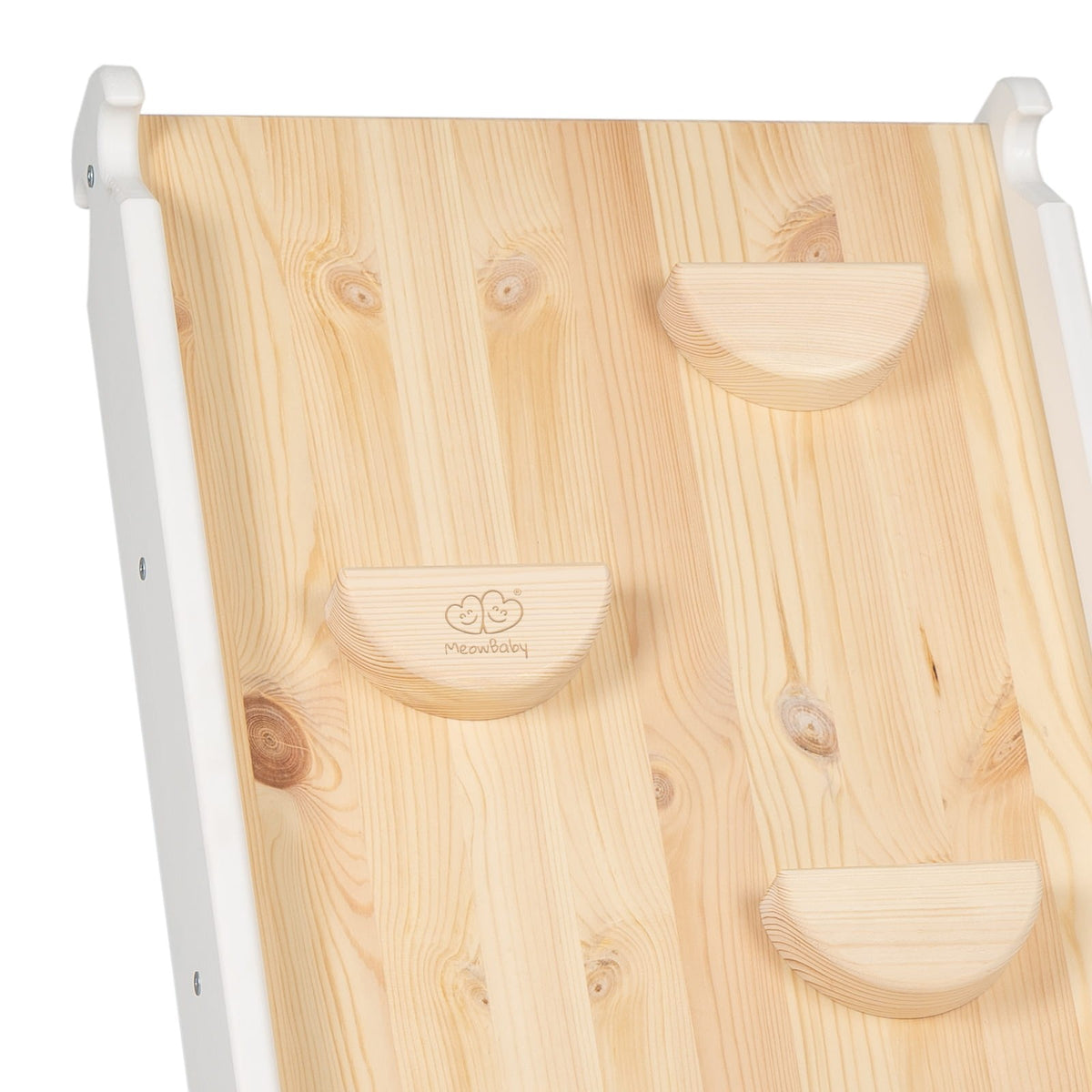 Slide-Climbing Wall 2in1, Wooden, White