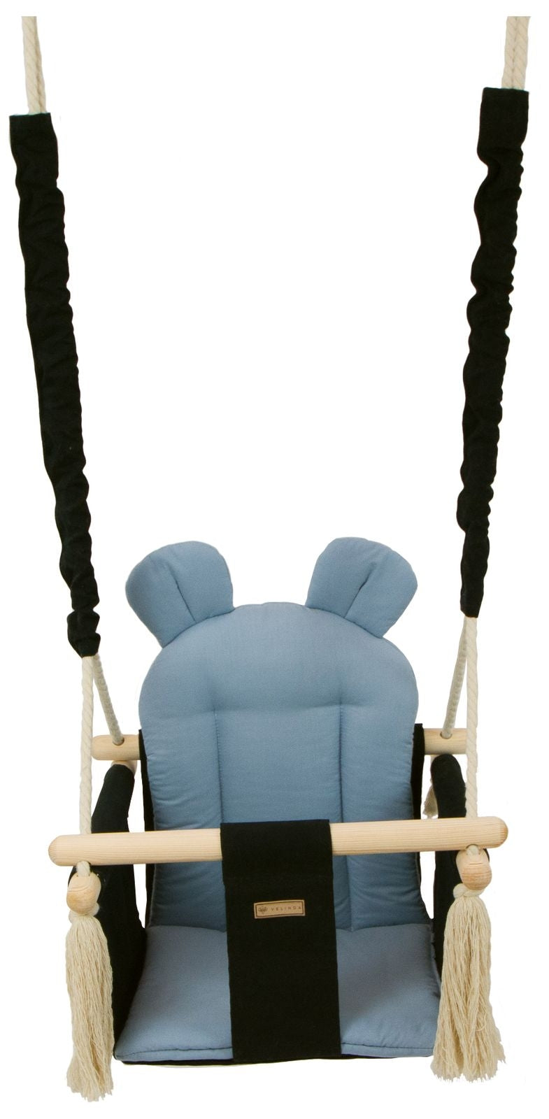 Velinda Kids Swing - Soft Cotton Seat - Indoor/Outdoor - Handmade