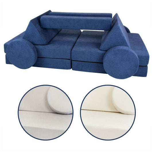 Velinda Modular Convertible Kids Sofa - Soft Play, Sofa Bed, Toddler Playset