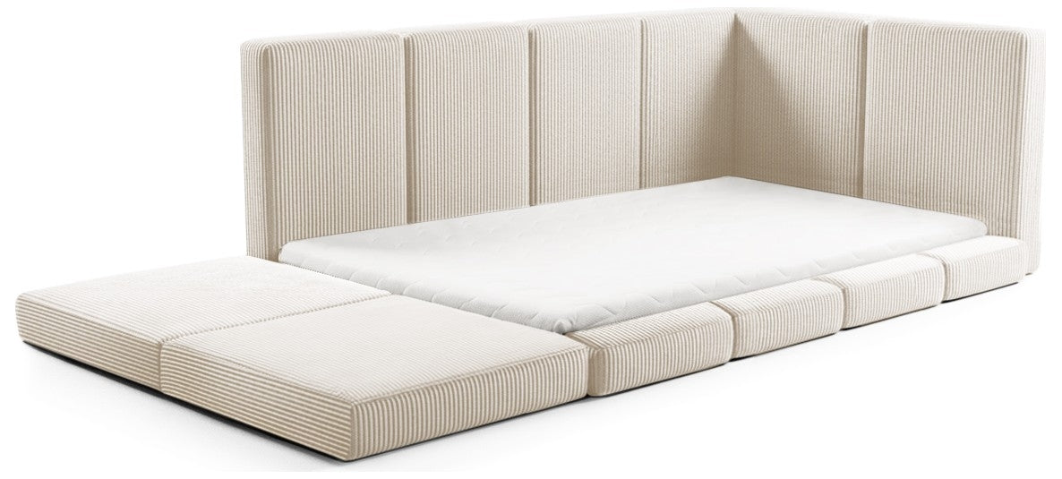 Modular Montessori Floor Bed with Mattress - Soft Foam