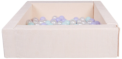 Velinda Corduroy Ball Pit with 200 Balls