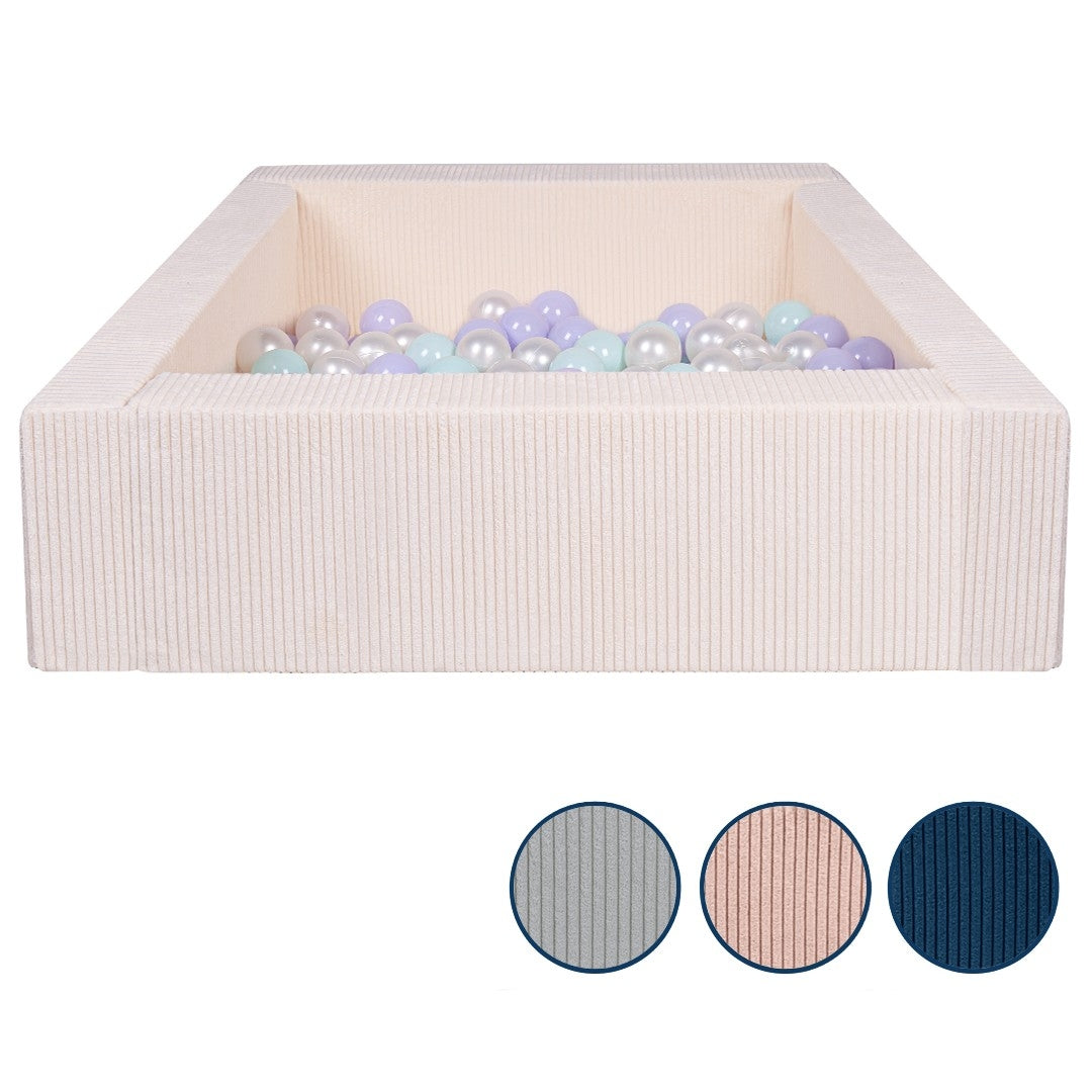 Velinda Corduroy Ball Pit with 200 Balls