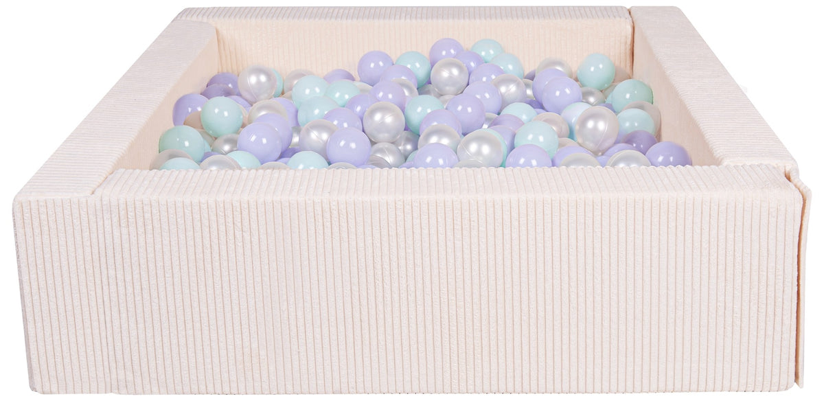 Velinda Corduroy Ball Pit with 300 Balls