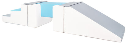 Footbridge + Slide Set of 5 Large Foam Blocks