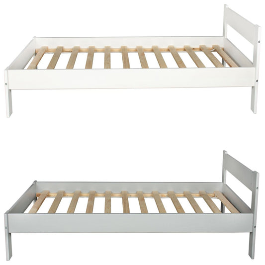 Velinda Kids Bed - High-Quality Pine Wood - Universal Design - 190x90cm Mattress