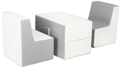 Kids Furniture Set: 2xarmchair + Lounger, Eco Leather