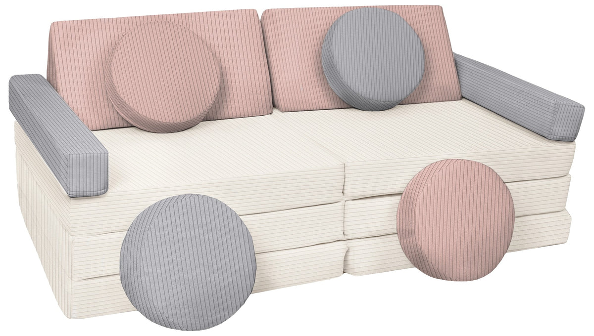 Modular Kids Sofa, Foam Blocks with Steering Wheel
