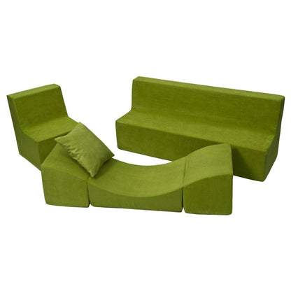 Velinda Kids' Room Seating Set - Chair - Sofa & Chaise Lounge