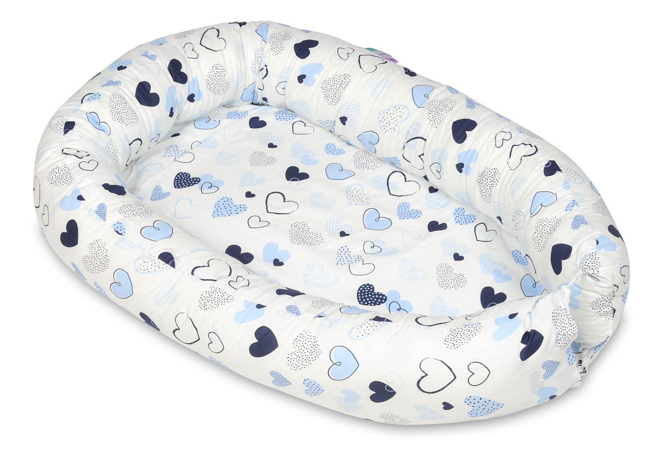 Velinda Baby Nest - Soft Cotton - Adjustable - for Infants Up to 8 Months