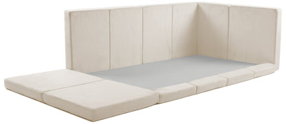 Modular Montessori Floor Bed with Mattress - Soft Foam