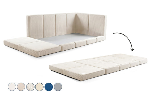 Modular Montessori Floor Bed - Soft Foam - No Assembly