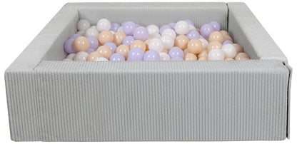 Velinda Corduroy Ball Pit with 300 Balls