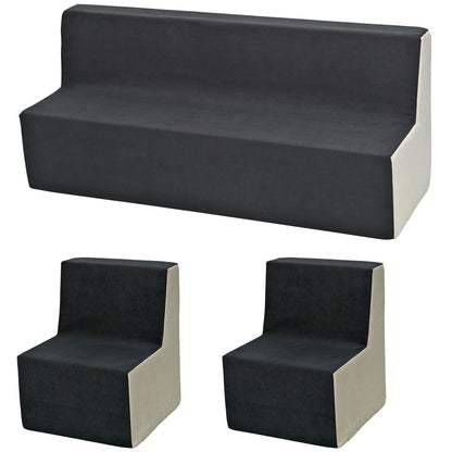 Kids Furniture Set: 2xarmchair + Sofa