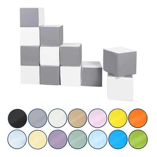 Foam Cube Set, 12 Blocks