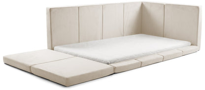 Modular Montessori Floor Bed with Mattress - Soft Foam